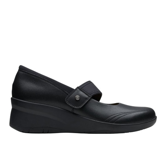 Clarks Ladies Suttyn May Women's Black Mary Jane Shoes - Picture 3 of 12